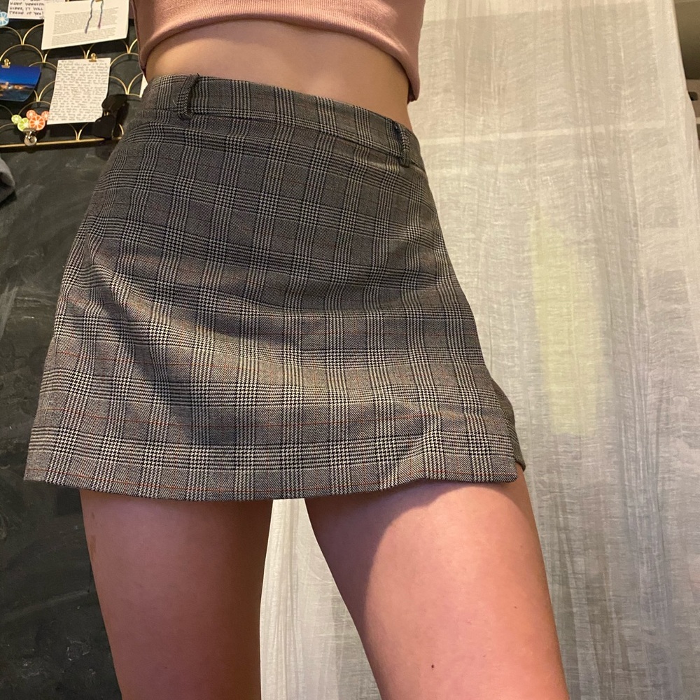 Plaid Skirt